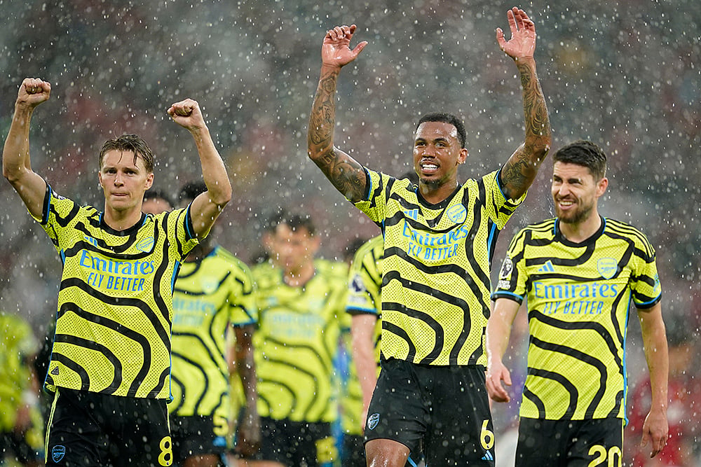 | Photo: AP/Dave Thompson : EPL 2023-24: Manchester United vs Arsenal