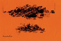 Old Sorrows, Old Terrors: Poetry and Protest in Conflict-Ridden Kashmir x : Artwork: Turbulent Echoes by Naushad Gayoor