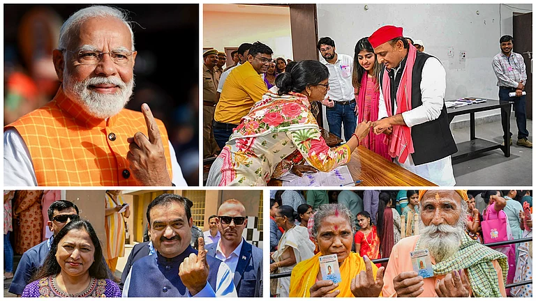 Lok Sabha elections or general elections 2024 in India are taking place in seven phases - April 19, April 26, May 7, May 13, May 20, May 25, and June 1. - PTI images