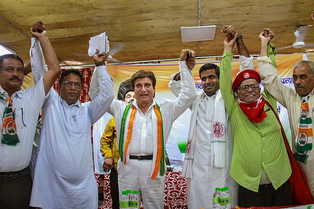 LS polls: Raj Babbar campaigns