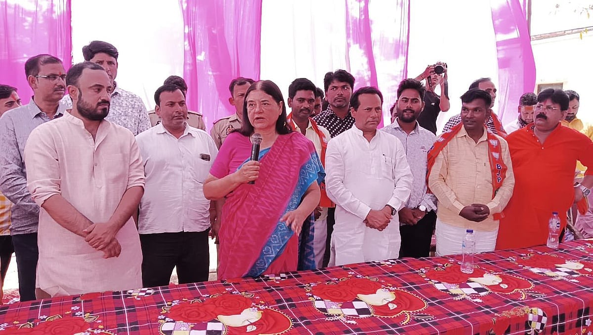 X/@Manekagandhibjp : Maneka Gandhi files nominations