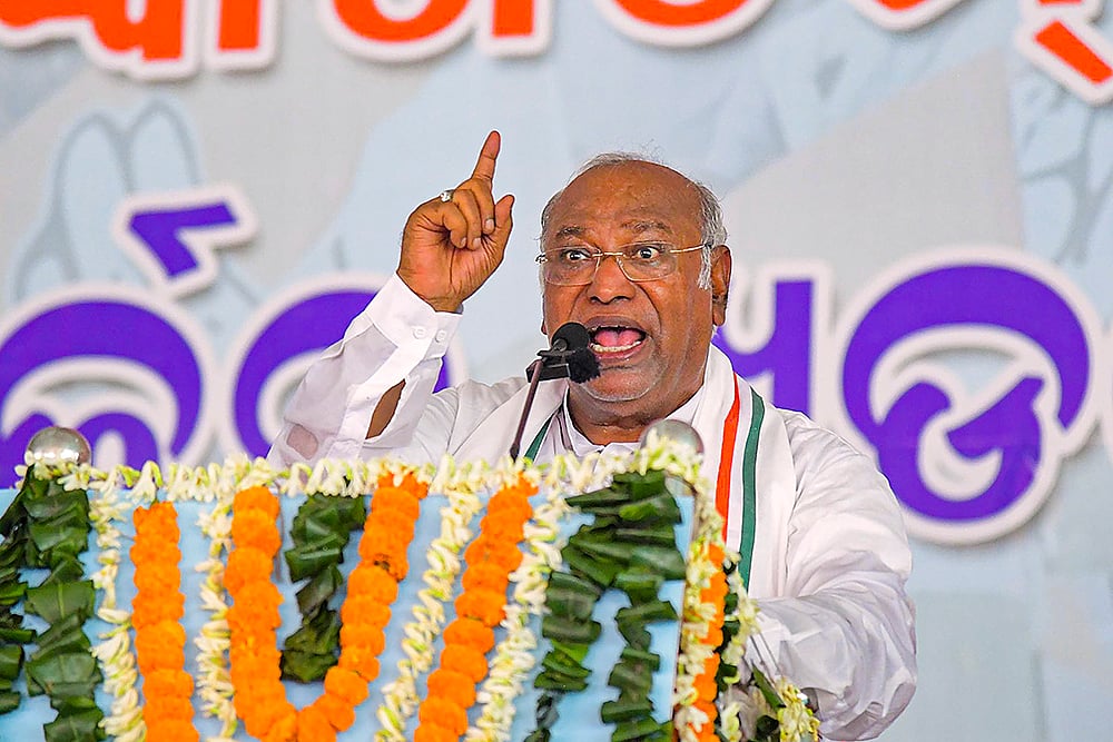 Congress President Mallikarjun Kharge