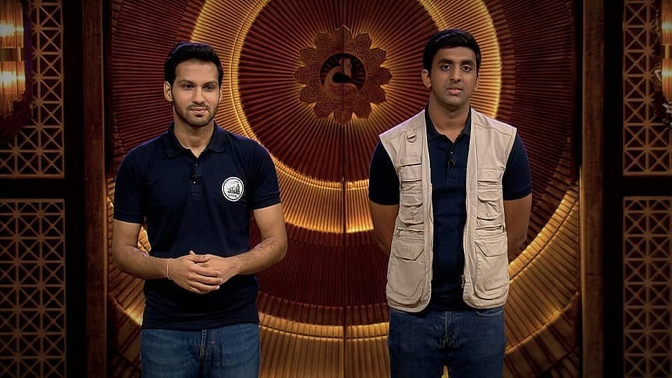 Shark Tank India : Dorje Teas' founders Ishaan Kanoria and Sparsh Agarwal at Shark Tank India