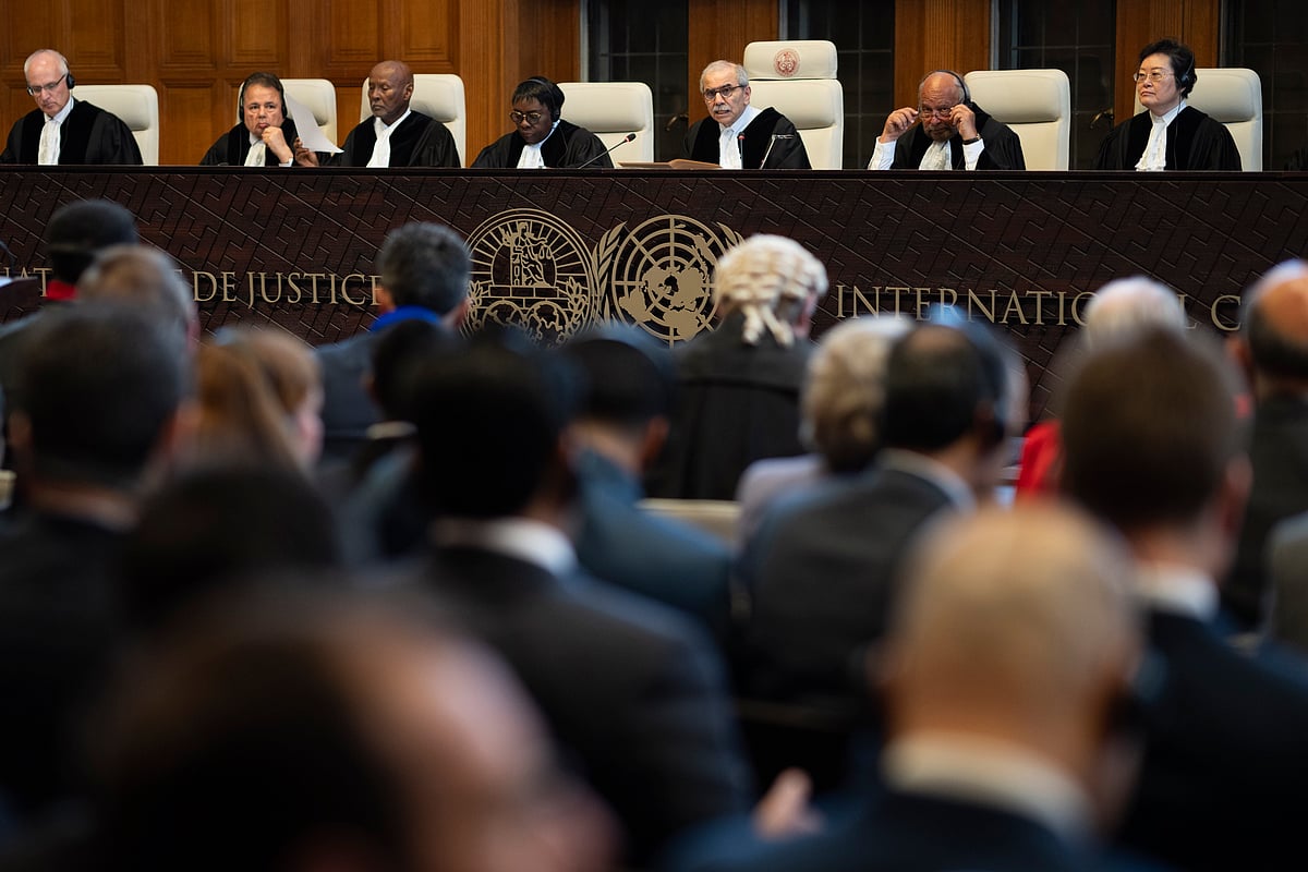 AP : The ICJ opened the two-day hearings of the case request made by South Africa. 