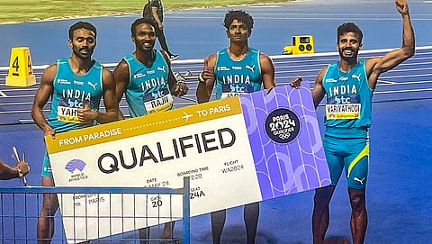 Men's 4x400m relay team qualify for Paris Olympics