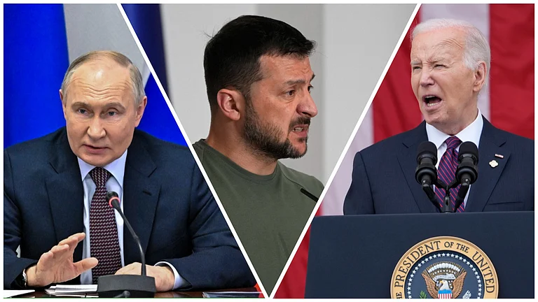 Biden's Absence Will Equate To A 'Standing Ovation' For Putin, Says Ukraine's Zelenskyy Ahead Of Peace Summit - AP