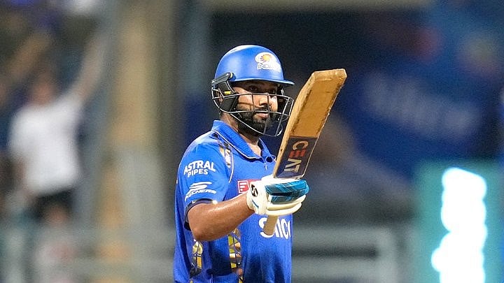 BCCI  : Rohit Sharma in action during match 67 of IPL 2024. 
