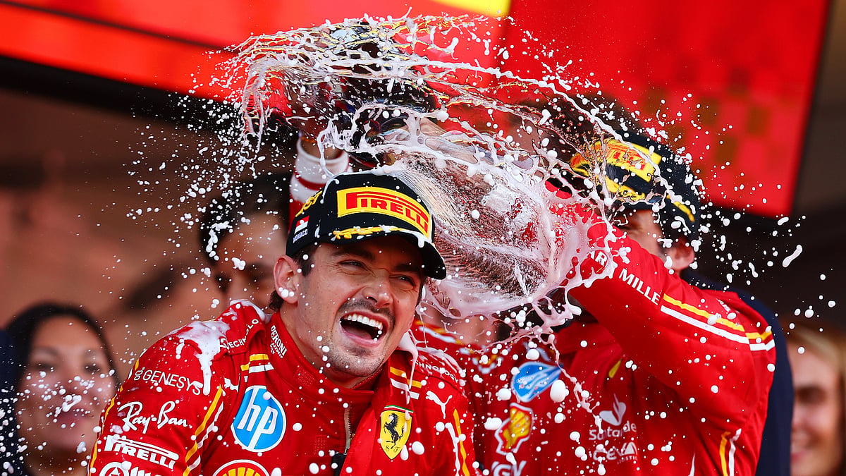 X/ @F1 : Ferrari driver Charles Leclerc won the restarted Monaco Grand Prix from pole position on Sunday for his first Formula 1 victory in nearly two years.