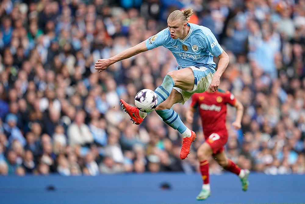 Manchester Citys Erling Haaland
