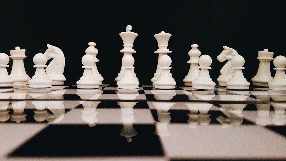 Representative image showing a chess board