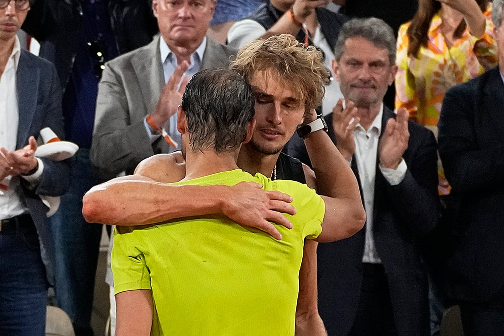 French Open 2022 Rafael Nadal and Alexander Zverev Photo_1