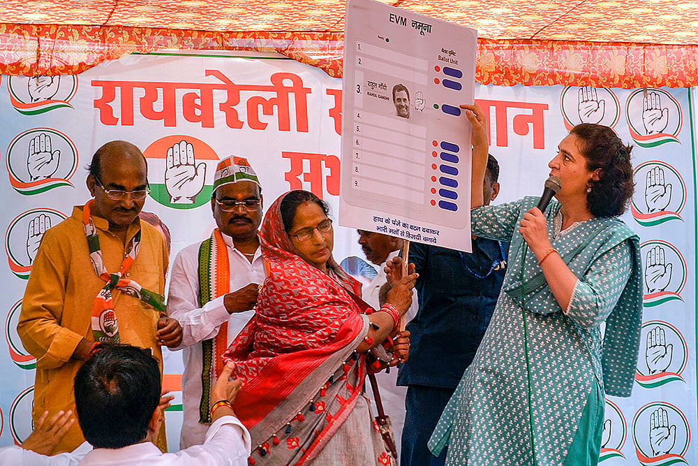 Congress leader Priyanka Gandhi Campaigns Rae Bareli