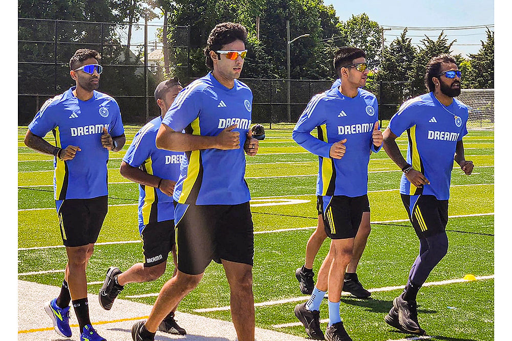 Indian cricket team players in New York