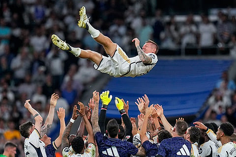 Real Madrid's Toni Kroos