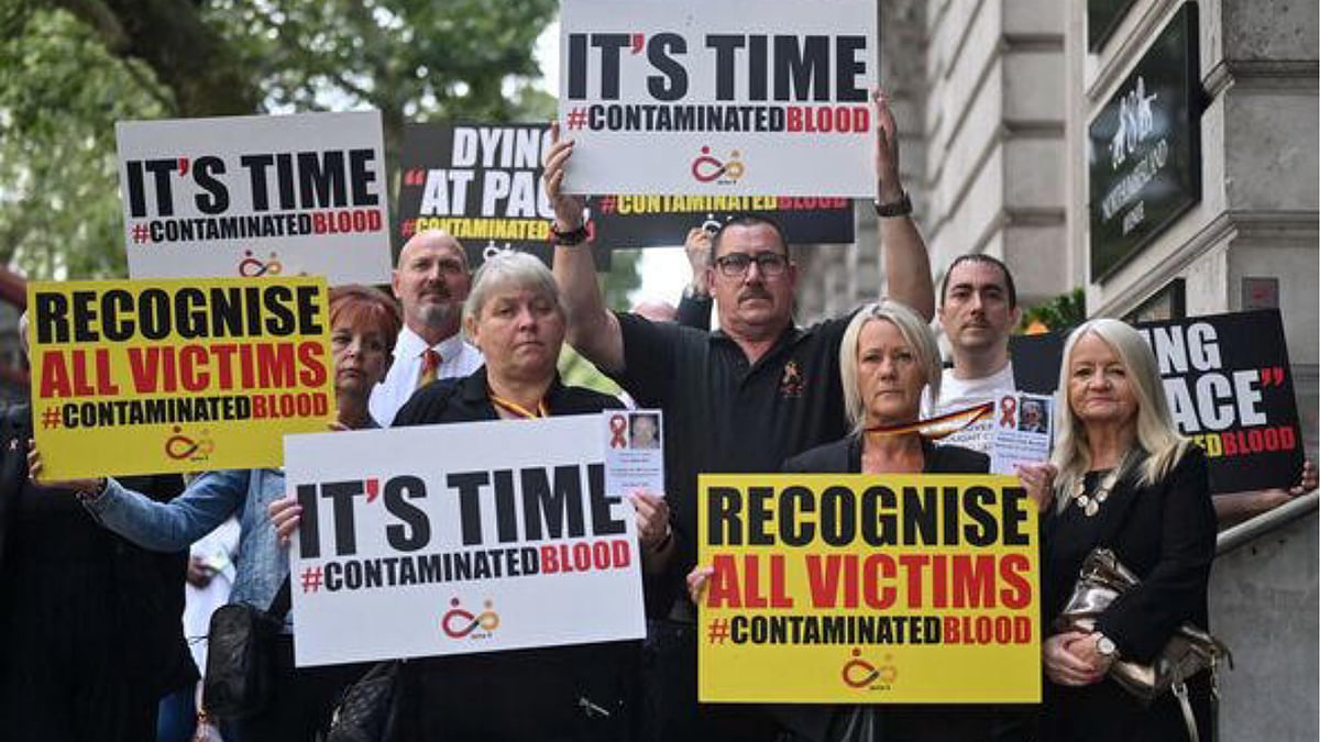 AP  : UK's Infected Blood Scandal: How Years Of Cover Ups Killed 3,000 And Caused NHS' 'Deadliest Disaster Ever'