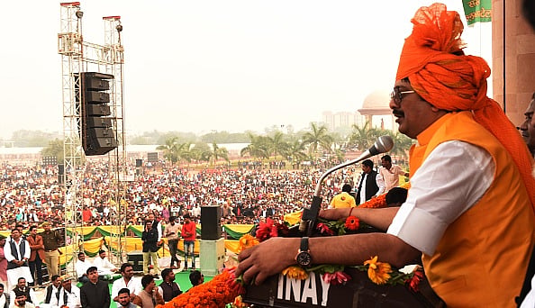 (Photo by Subhankar Chakraborty/Hindustan Times via Getty Images) : Raghuraj Pratap Singh (Raja Bhaiya)