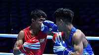 Photo: X/ @ASBC_official : Mandengbam Jadumani Singh led India's charge with a convincing 5-0 win over Bhutan's Phuntsho Kinley.