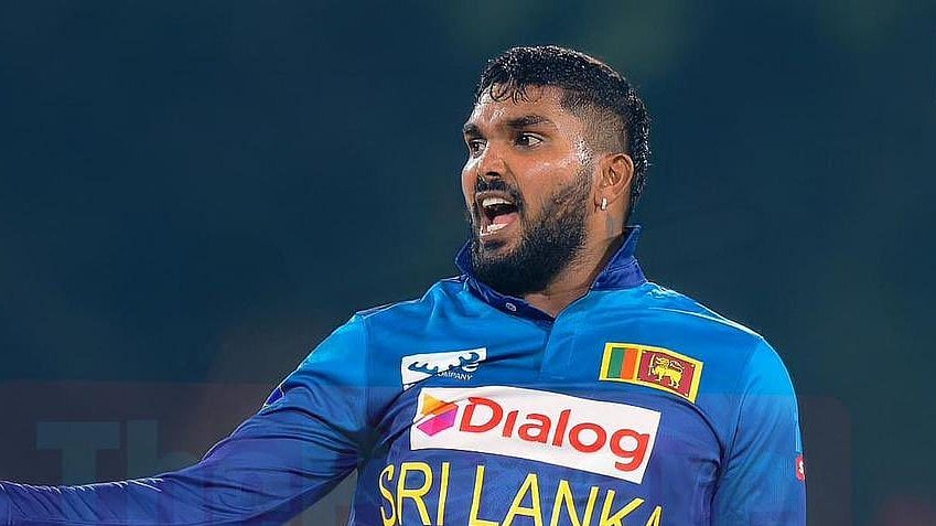 X | Wanindu Hasaranga : Sri Lanka all rounder Wanindu Hasaranga. 