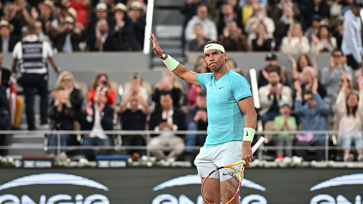 Rafael Nadal bowed out at the French Open on Monday. - null