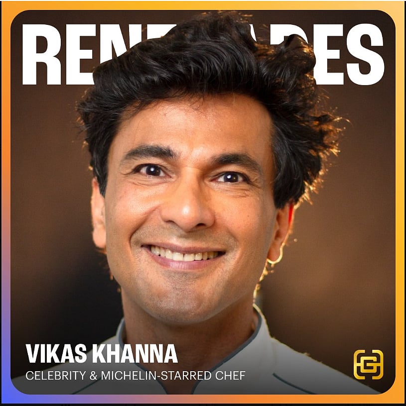 X : Michelin-star chef Vikas Khanna lit up the Empire State Building