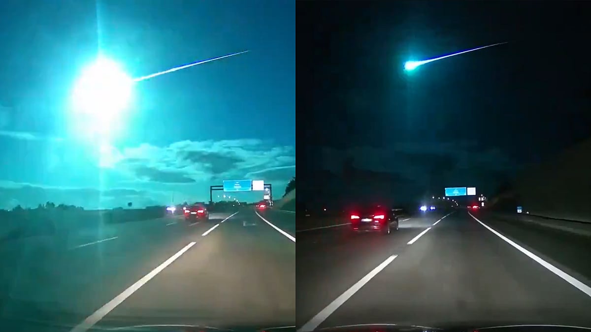WATCH | Blue Meteors Shoot Across The Sky In Spain And Portugal, Video Goes Viral