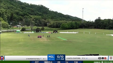 Japan crumple Mongolia to the 2nd lowest score in T20I history, 12 runs all out.