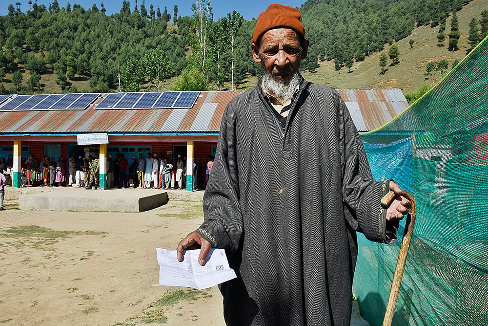 India General Elections 2024 Phase 6 Voting in Kashmir_6