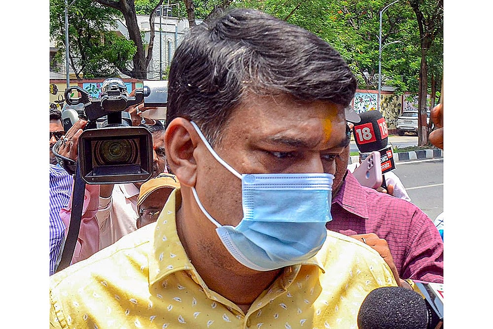 Manish Ranjan at ED office