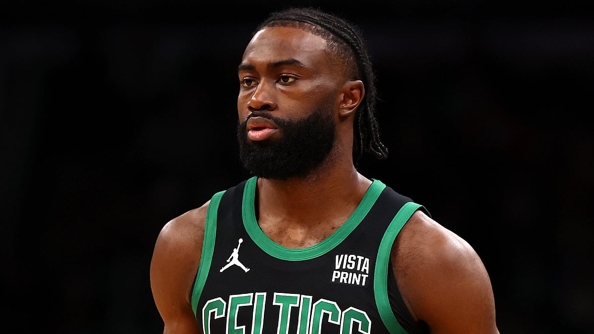 Boston Celtics forward Jaylen Brown