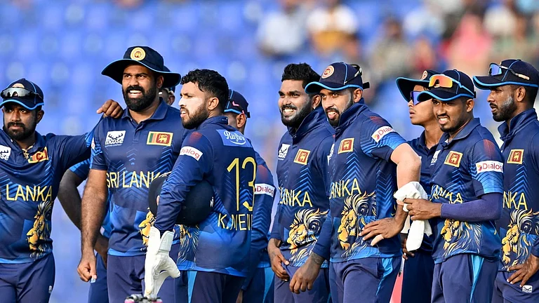 File photo of the Sri Lanka T20I team. - ICC website