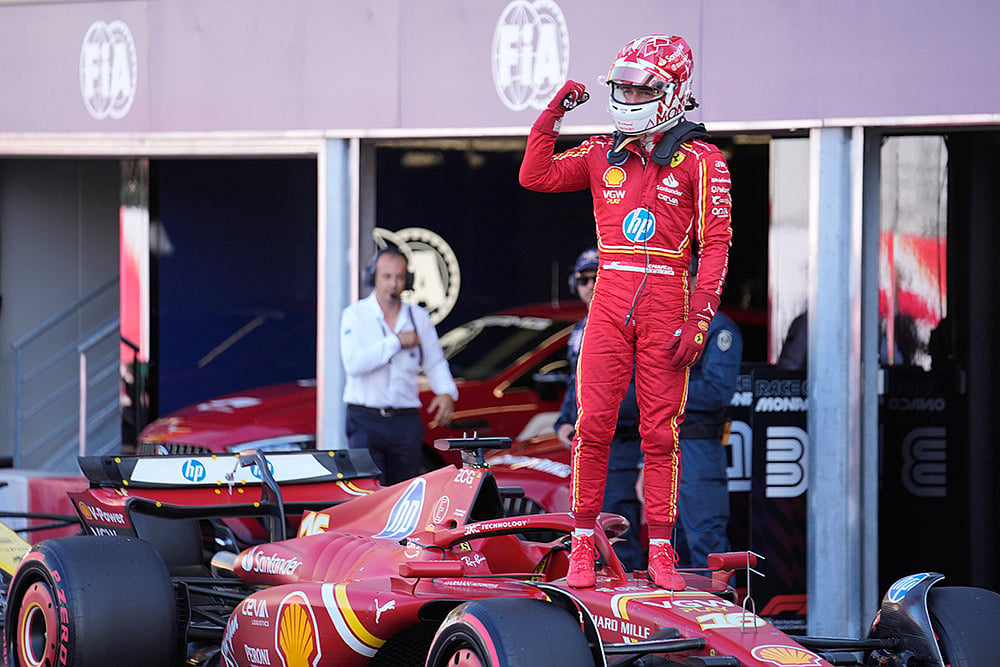 Ferrari driver Charles Leclerc