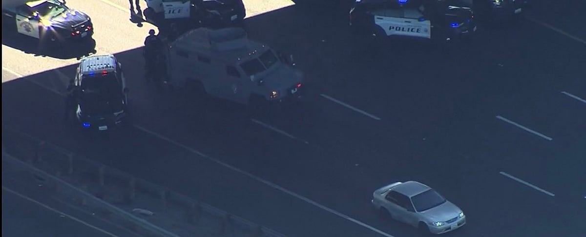 X : A police standoff on Friday afternoon brought traffic on Interstate 80 to a standstill in Fairfield. 