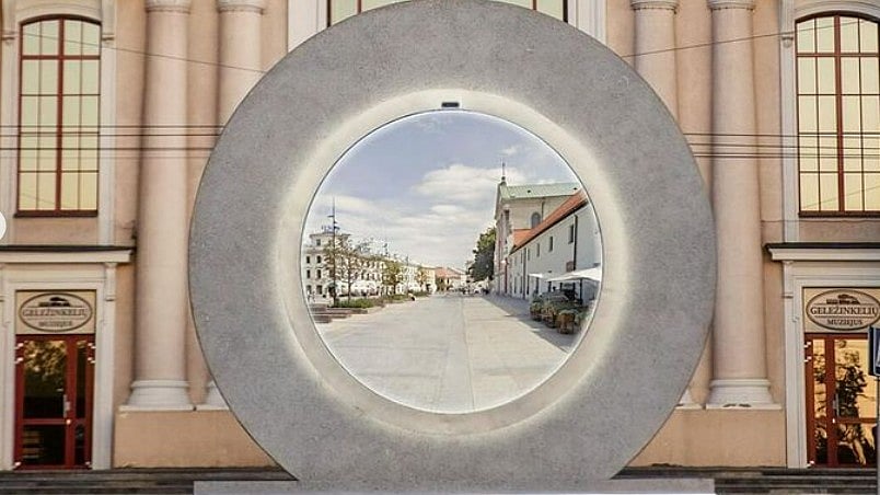 "The Portal" will connect Dublin and New York in real-time. - Instagram