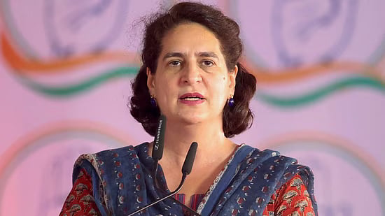 Congress leader Priyanka Gandhi | - PTI