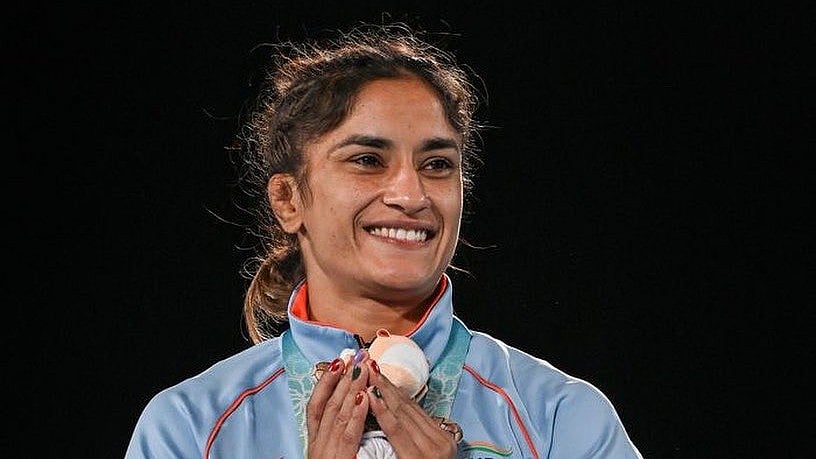 Indian wrestler Vinesh Phogat. - X/Phogat_Vinesh