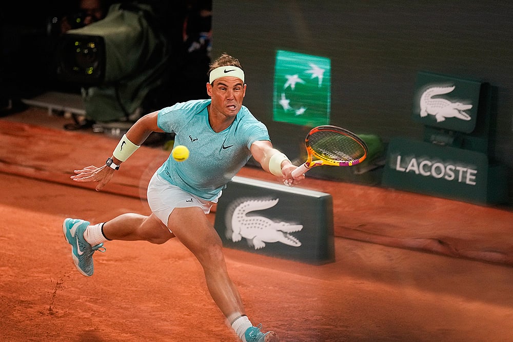 Photo: AP/Thibault Camus : Rafael Nadal At RG 2024