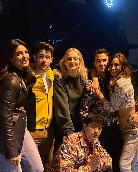 The Jonas Family: Priyanka, Nick, Sophie, Joe, Danielle, Kevin
