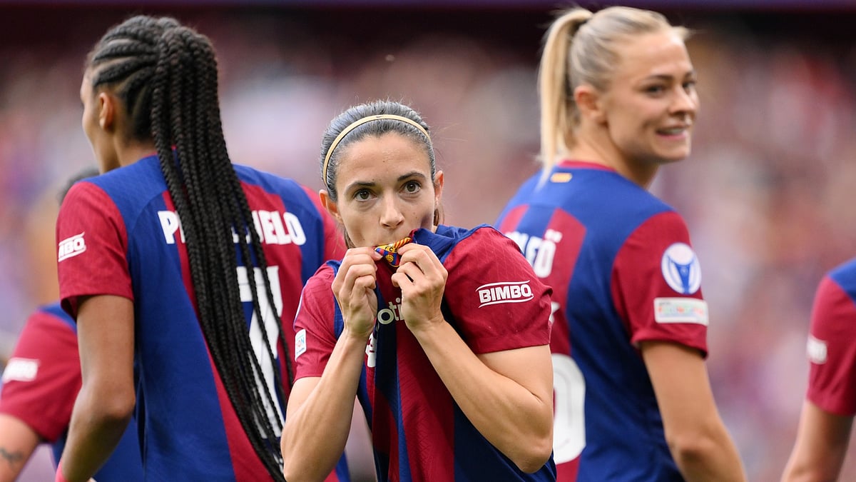 Aitana Bonmati scored for Barcelona. - null