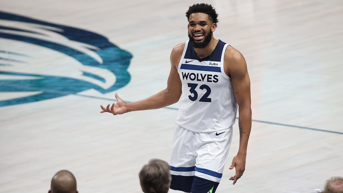 Karl-Anthony Towns of the Minnesota Timberwolves
