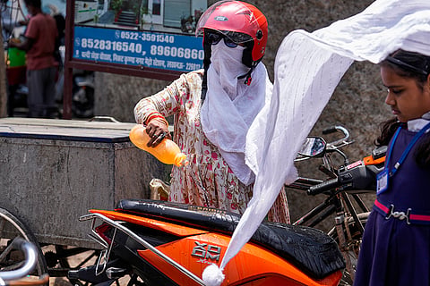 Hot day in Lucknow