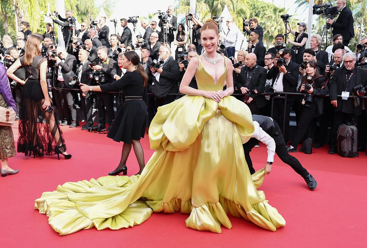 Marina Ruy Barbosa At The Cannes Film Festival Red Carpet - Getty Images