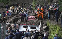 Landslides, Floods, Heat: How BJP And Congress Plan To Tackle Climate Change, What Their Manifestos Say Associated Press : A landslide that struck near a temple on the outskirts of Shimla, Himachal Pradesh, on August 14, 2023.