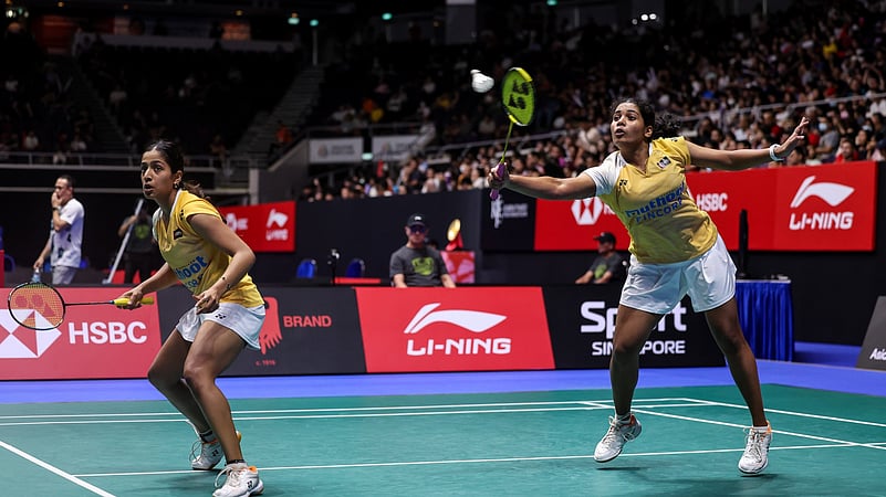 Treesa Jolly and Gayatri Gopichand, Singapore Open, BWF/Badminton Photo