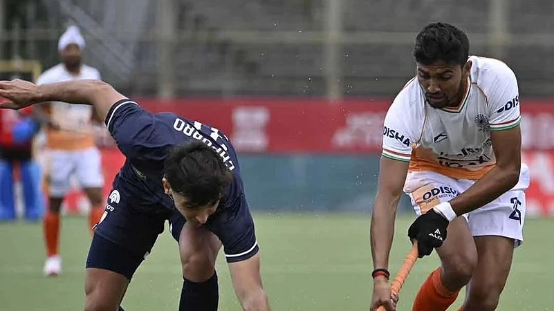 IND Vs ARH Mens FIH Pro League X @TheHockeyIndia