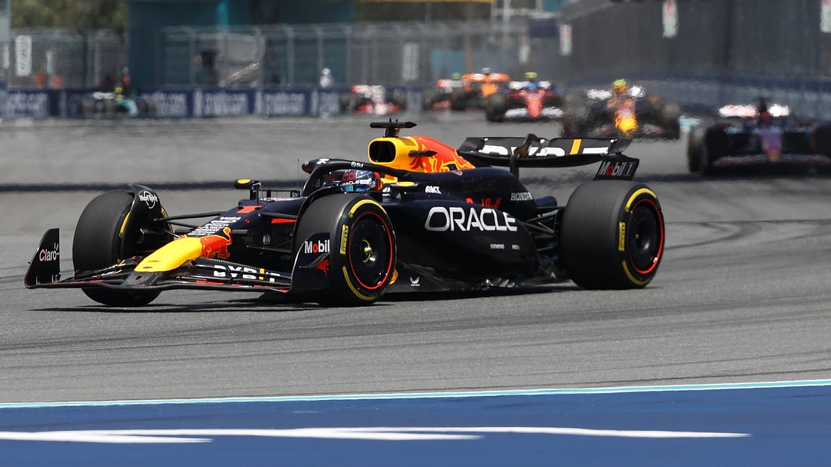 Red Bull Racing's Max Verstappen won the Miami Grand Prix sprint race.