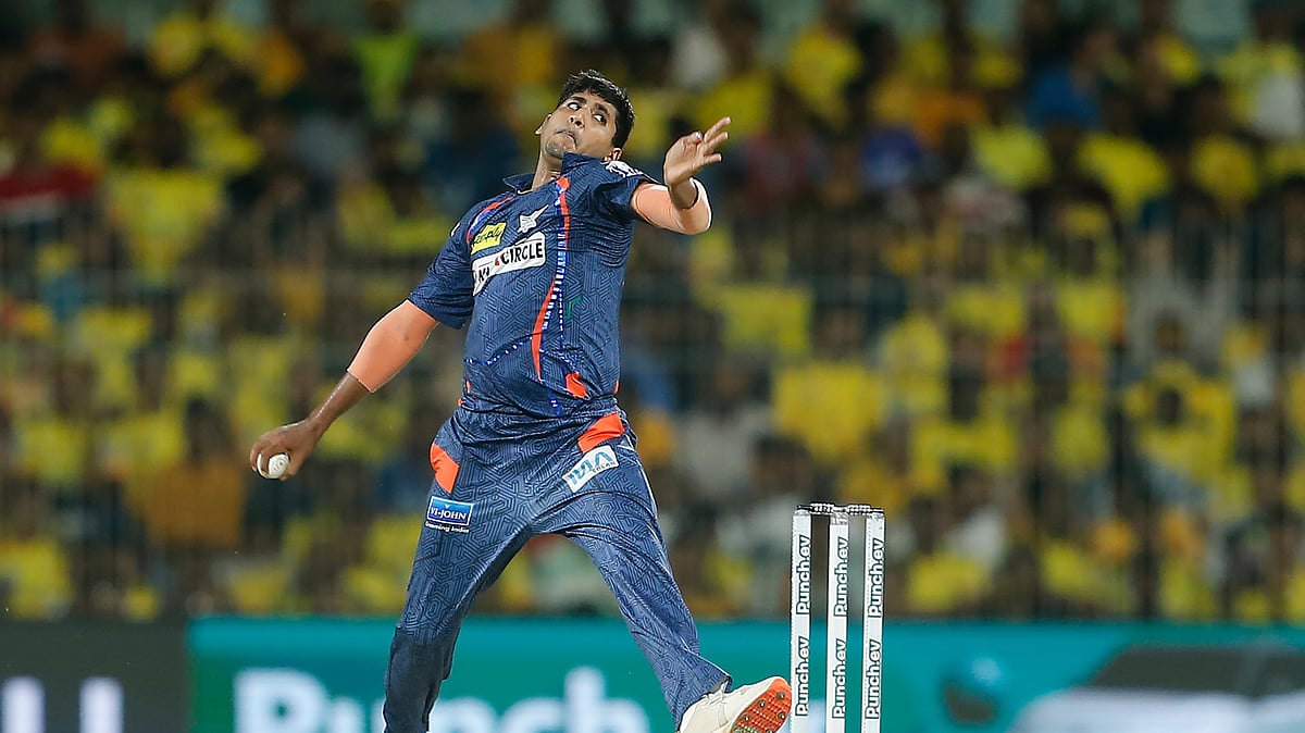 Yash Thakur in IPL 2024. AP Photo