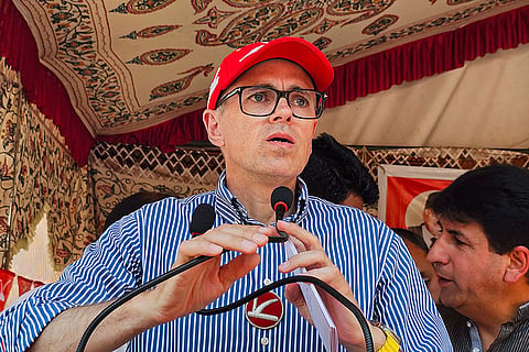 Omar Abdullah rally in Anantnag