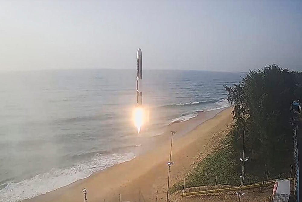 3D-printed semi-cryogenic rocket Agnibaan