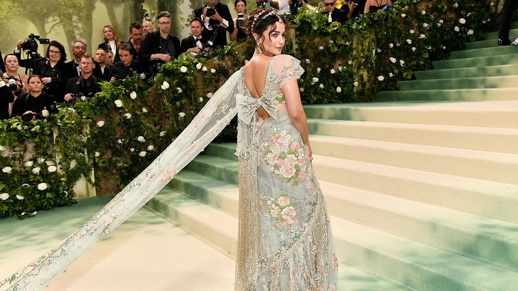 Alia Bhatt pays a nod to the Indian heritage with her MET Gala 2024 look - Evan Agostini/Invision/AP