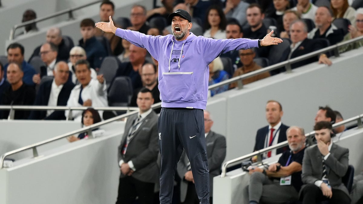 Jurgen Klopp was furious in the reverse Premier League meeting at Tottenham.
